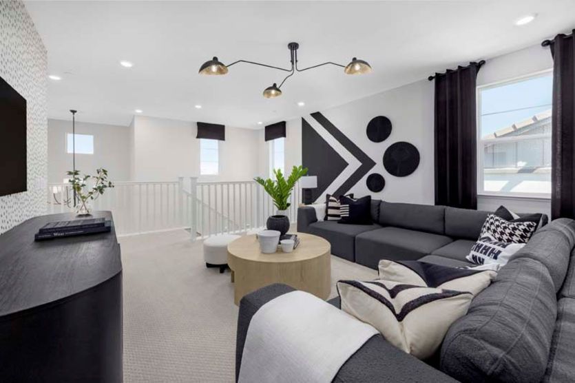 Upstairs loft space