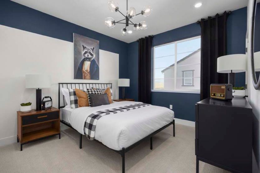 Secondary bedroom with large closet