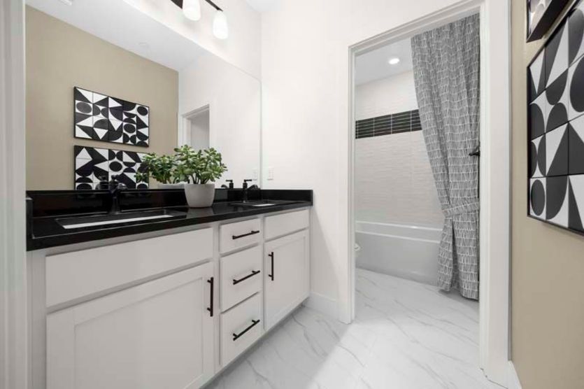 Secondary bathroom