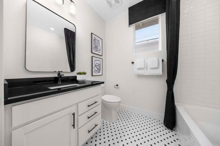 Secondary bathroom