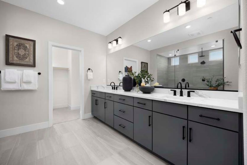 Impressive owner's suite bath