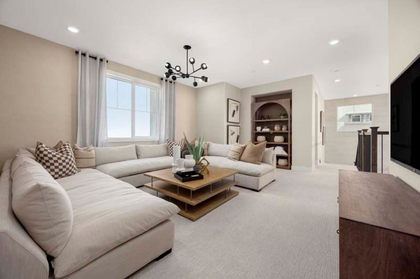 Upstairs loft space