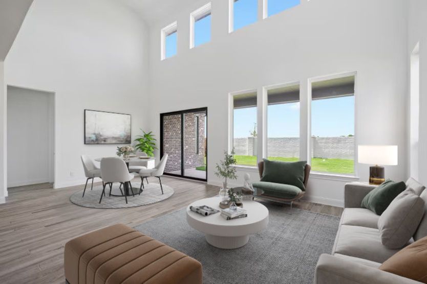 Virtually Staged Living Room