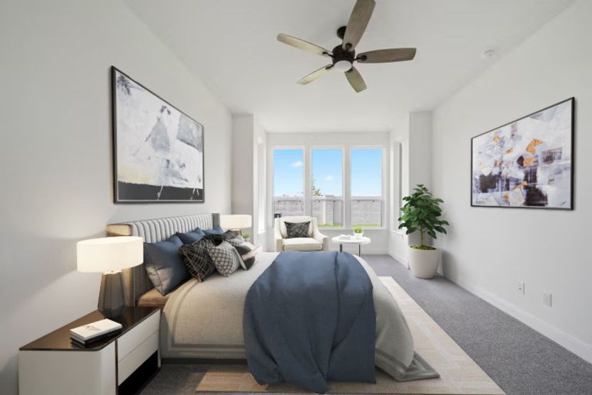 Virtually Staged Owner's Suite