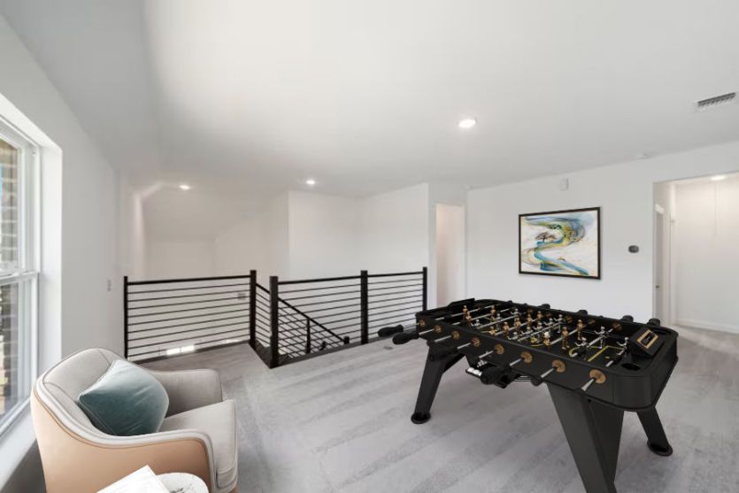 Virtually Staged Game Room