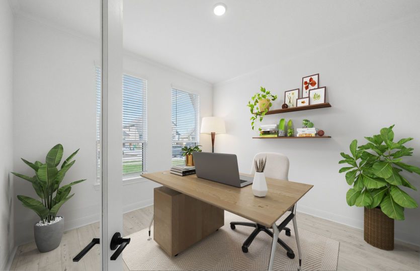 Virtually Staged Office