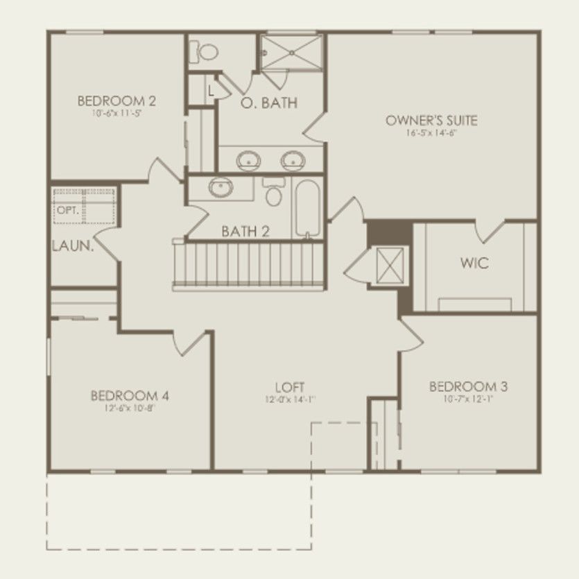 Second Floor 4 br / 2.5 ba