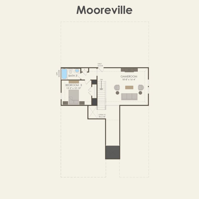 Second Floor 3 br / 3 ba