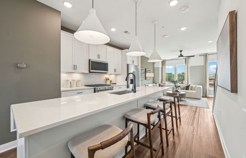 Kitchen with Stainless Steel Appliances