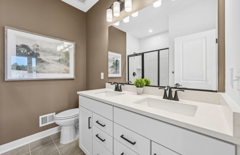 Walk-in Shower in the Owner's Bath