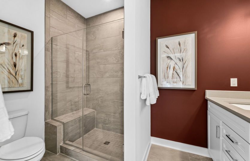 Luxurious Primary Bath with Frameless Shower