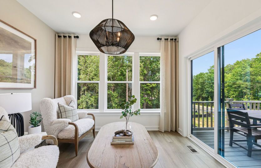 Optional Sunroom off the Rear Kitchen