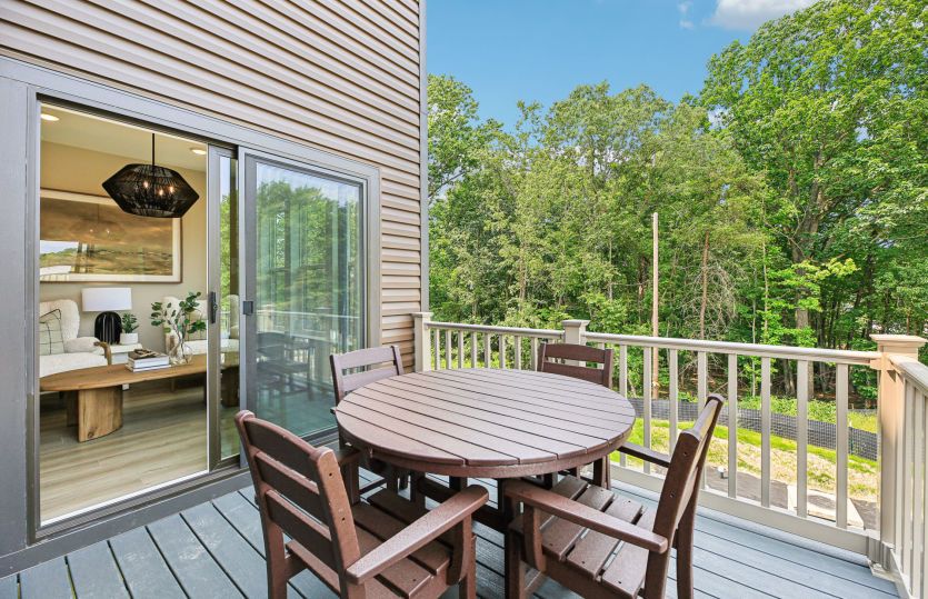 Deck off the Optional Sunroom