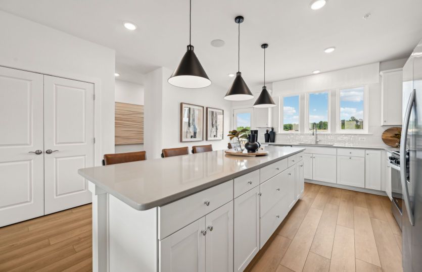 Rear Kitchen with Access to the Deck