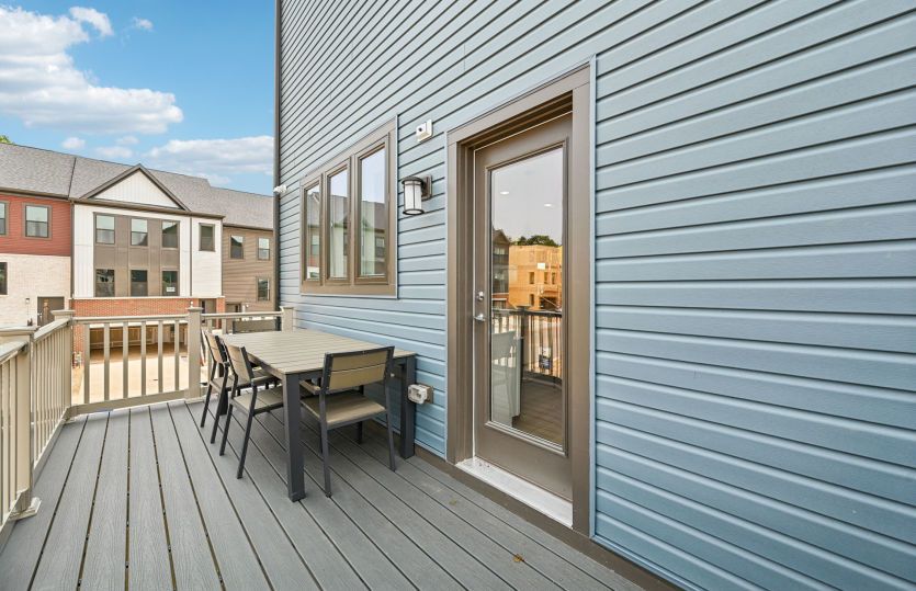 Rear Deck off The Kitchen