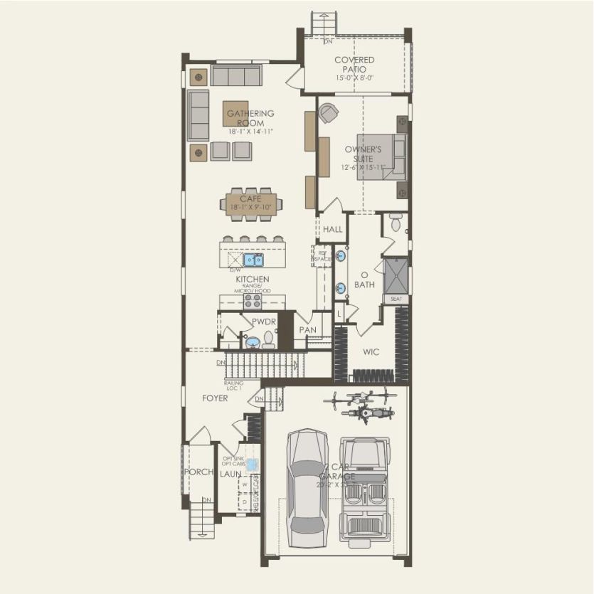 Second Floor 3 br / 2.5 ba