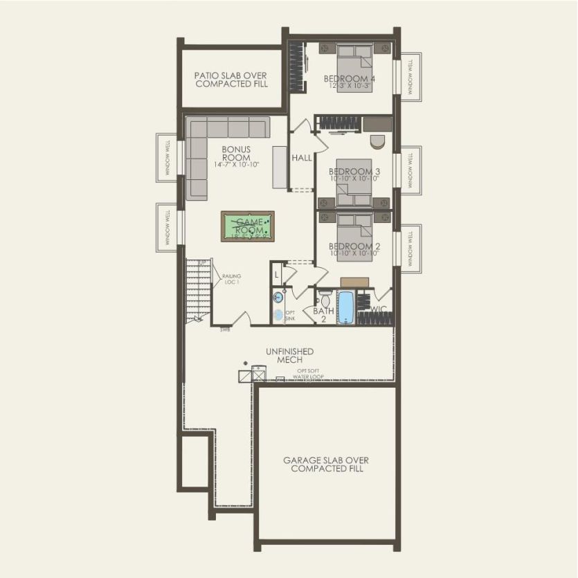 First Floor 4 br / 2.5 ba