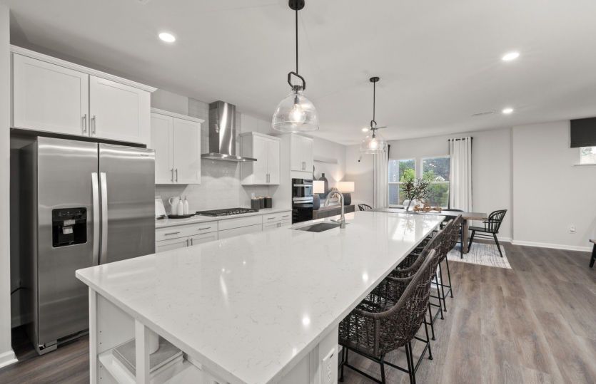 Stunning Kitchen with Extra Large Island