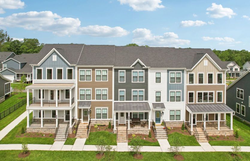 New 4-Level Townhomes at Cattail Run in Leesburg VA