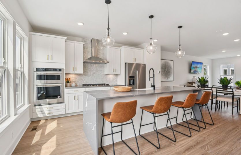 Gourmet Kitchen with an Abundance of Natural Light