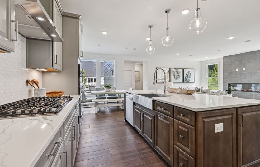 Kitchen Features and Expansive Island