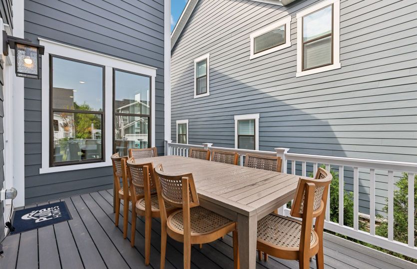 Optional Deck off the Café