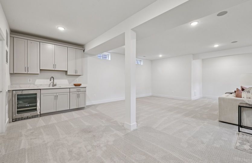 Game Room with Optional Wet Bar