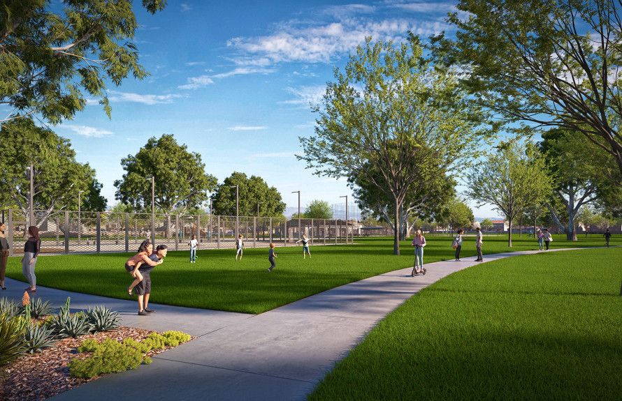 Expansive Community Park