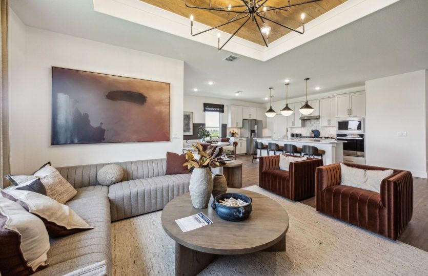 View of main living areas from gathering room