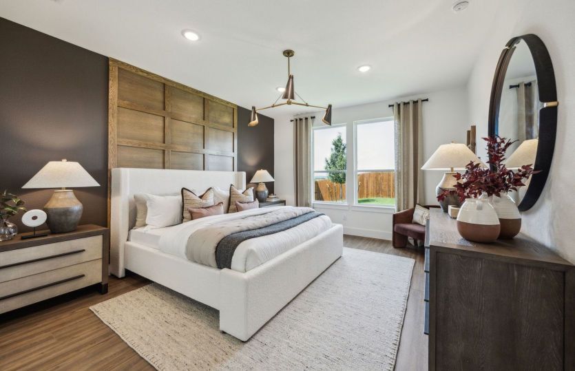 Owner's suite with large windows