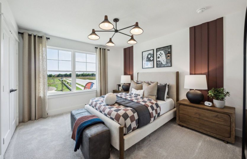 Spacious secondary bedroom