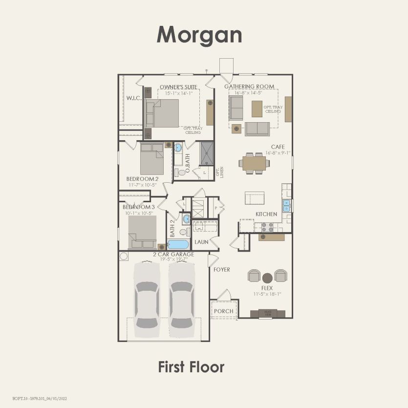 First Floor 3 br / 2 ba