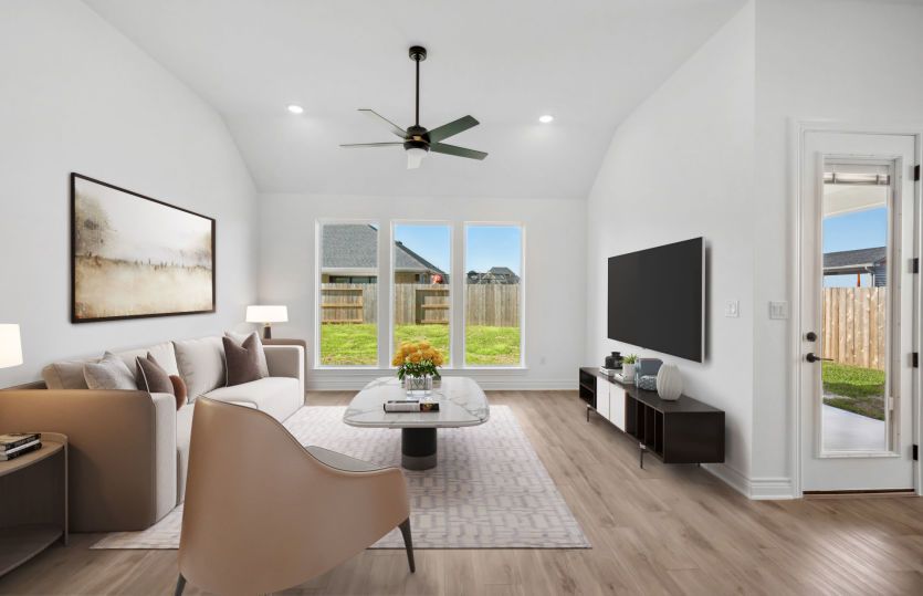 Virtually Staged Living Room