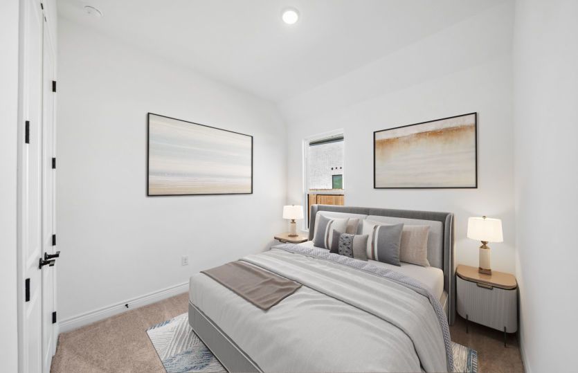 Virtually Staged Secondary Room