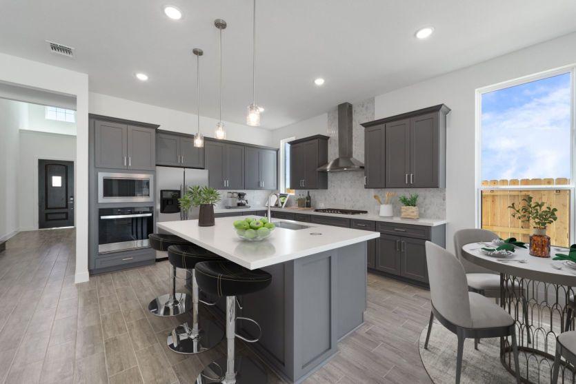 Virtually Staged Kitchen
