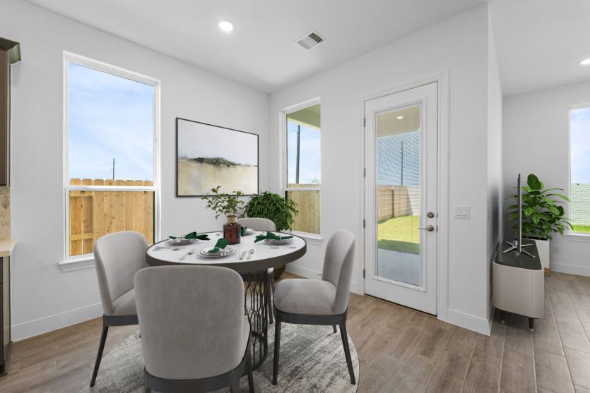 Virtually Staged Dining Area