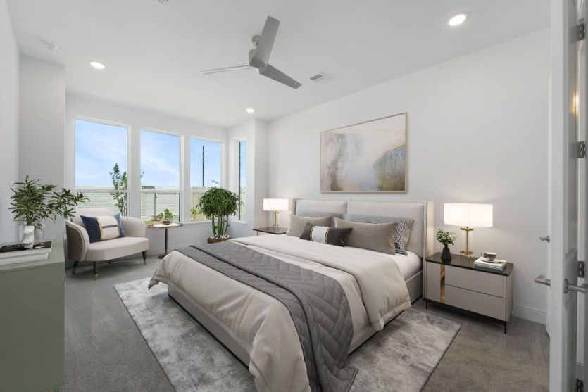Virtually Staged Owner's Suite