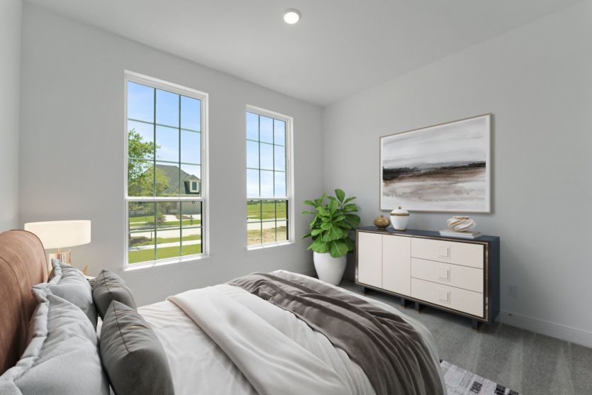 Virtually Staged Secondary Room