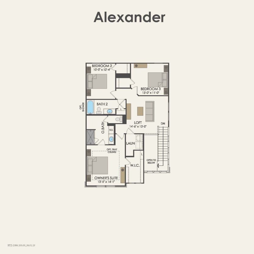 Second Floor 3 br / 2.5 ba