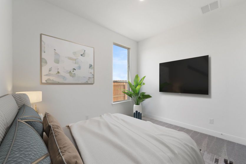 Virtually Staged Secondary Bedroom