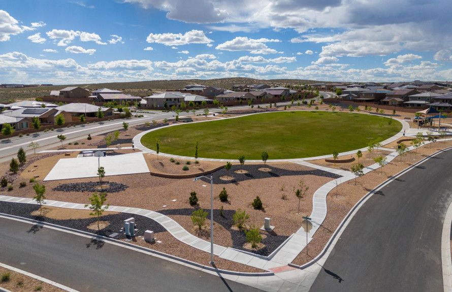 Large Park and Sports Court