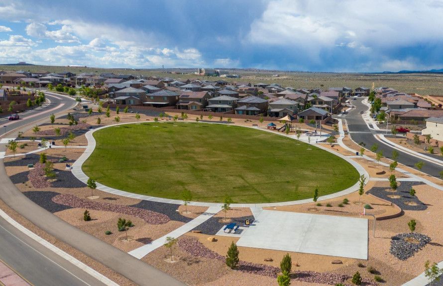 Basketball Court & Large Park