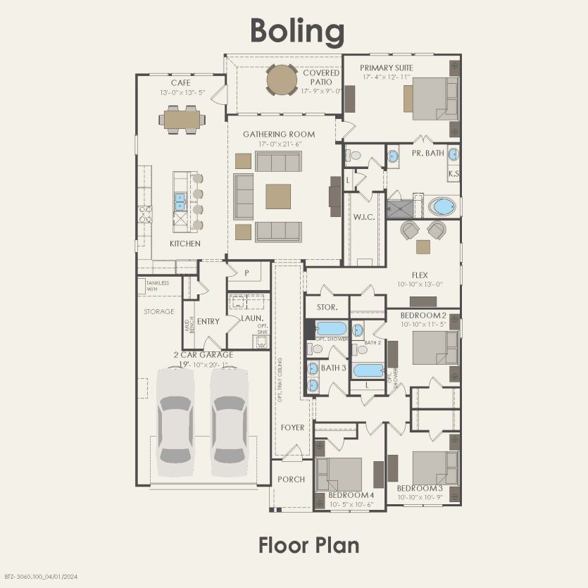 First Floor 4 br / 3 ba