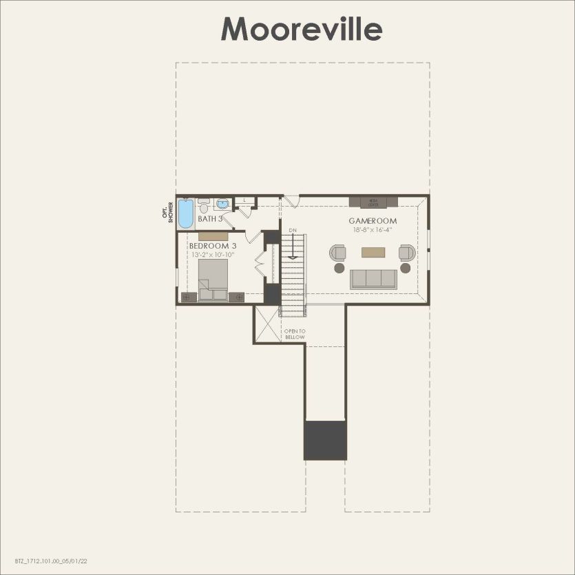 Second Floor 4 br / 3 ba