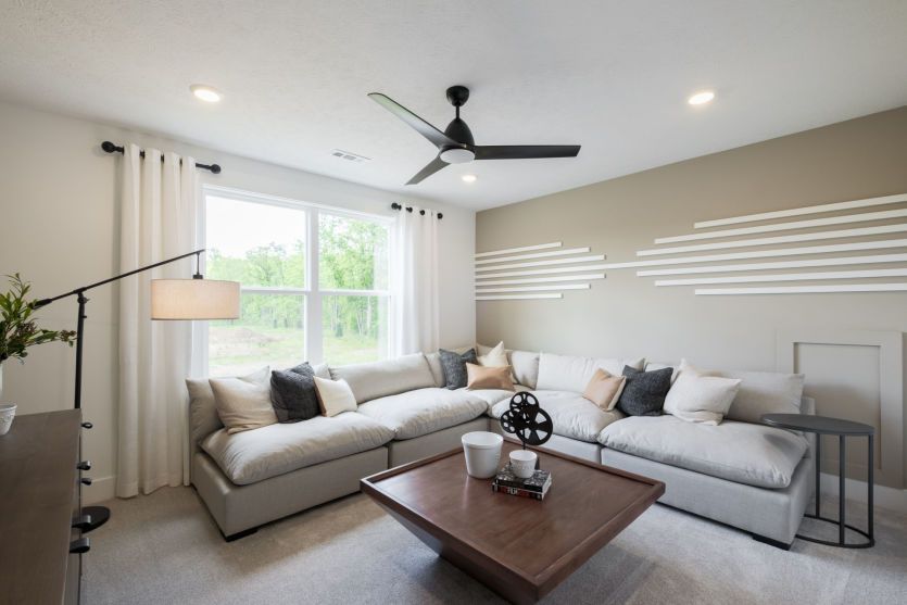 Optional Second Floor Loft, Perfect for Movie Night