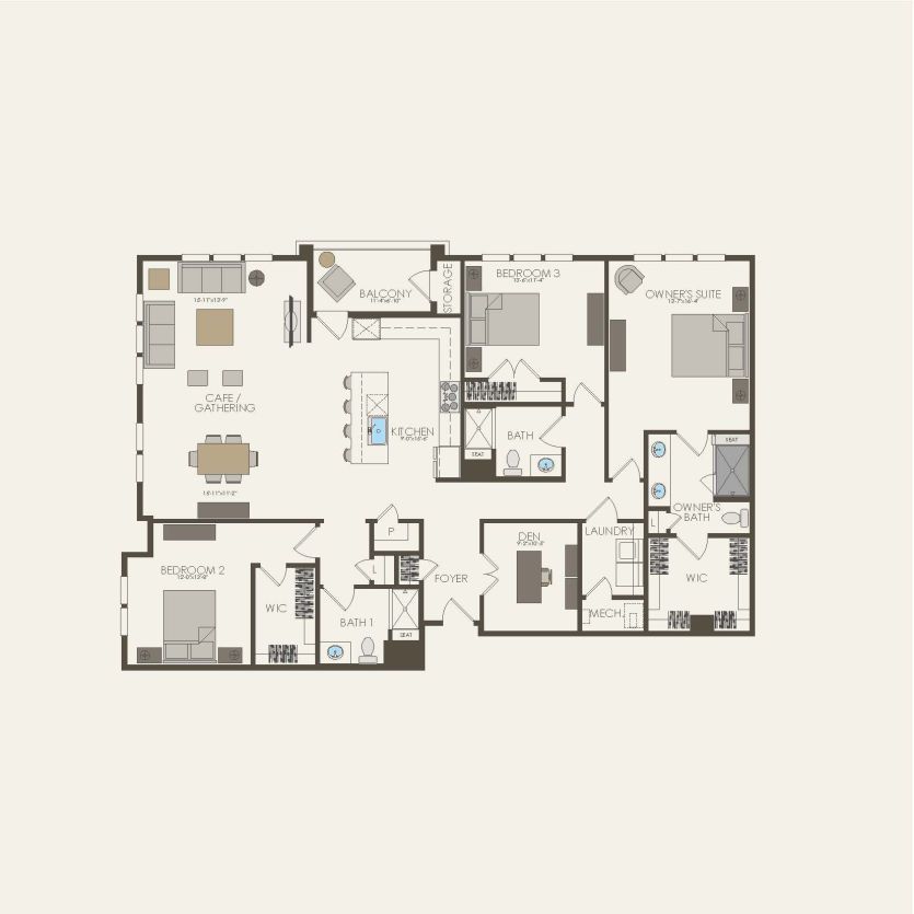 First Floor 3 br / 3 ba