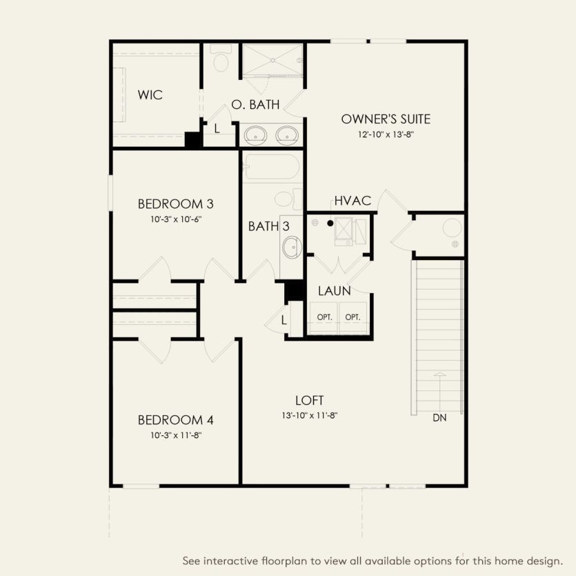 Second Floor 4 br / 2.5 ba