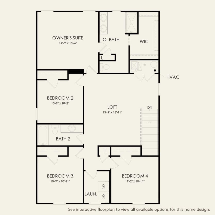 Second Floor 3 br / 2 ba