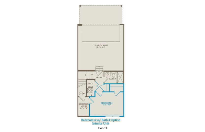 Trenton Floor Plan, Quick Move-In Home, Floor 1