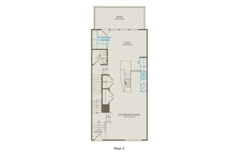 Trenton Floor Plan, Quick Move-In Home, Floor 4